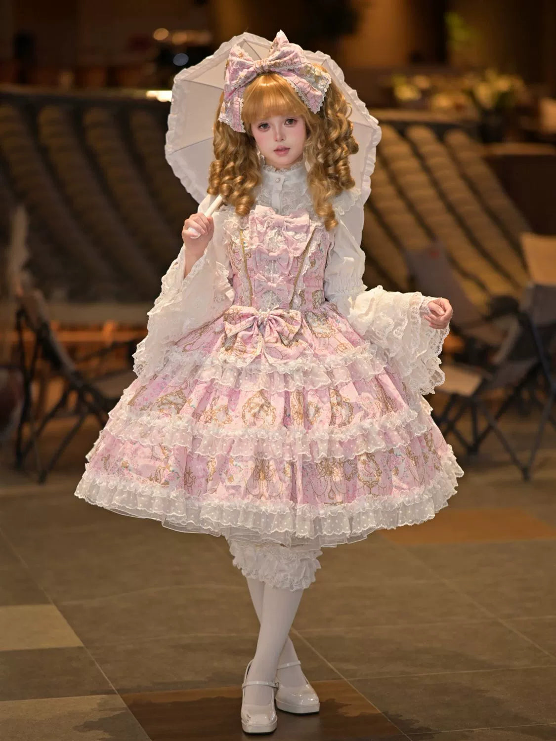 Hanguliang - Candelabra Ode - Doll-like Sweet Lolita JSK Dress, Side Zipper