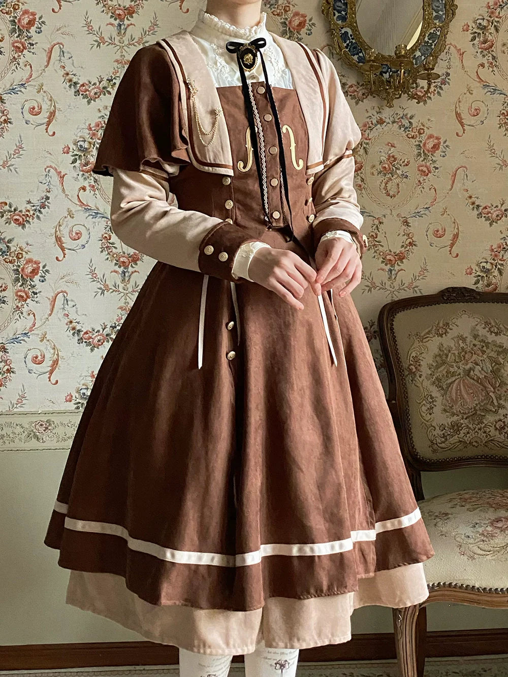 Miss Point - Elegant Lolita Coat - Golden Movement Customized Short Coat