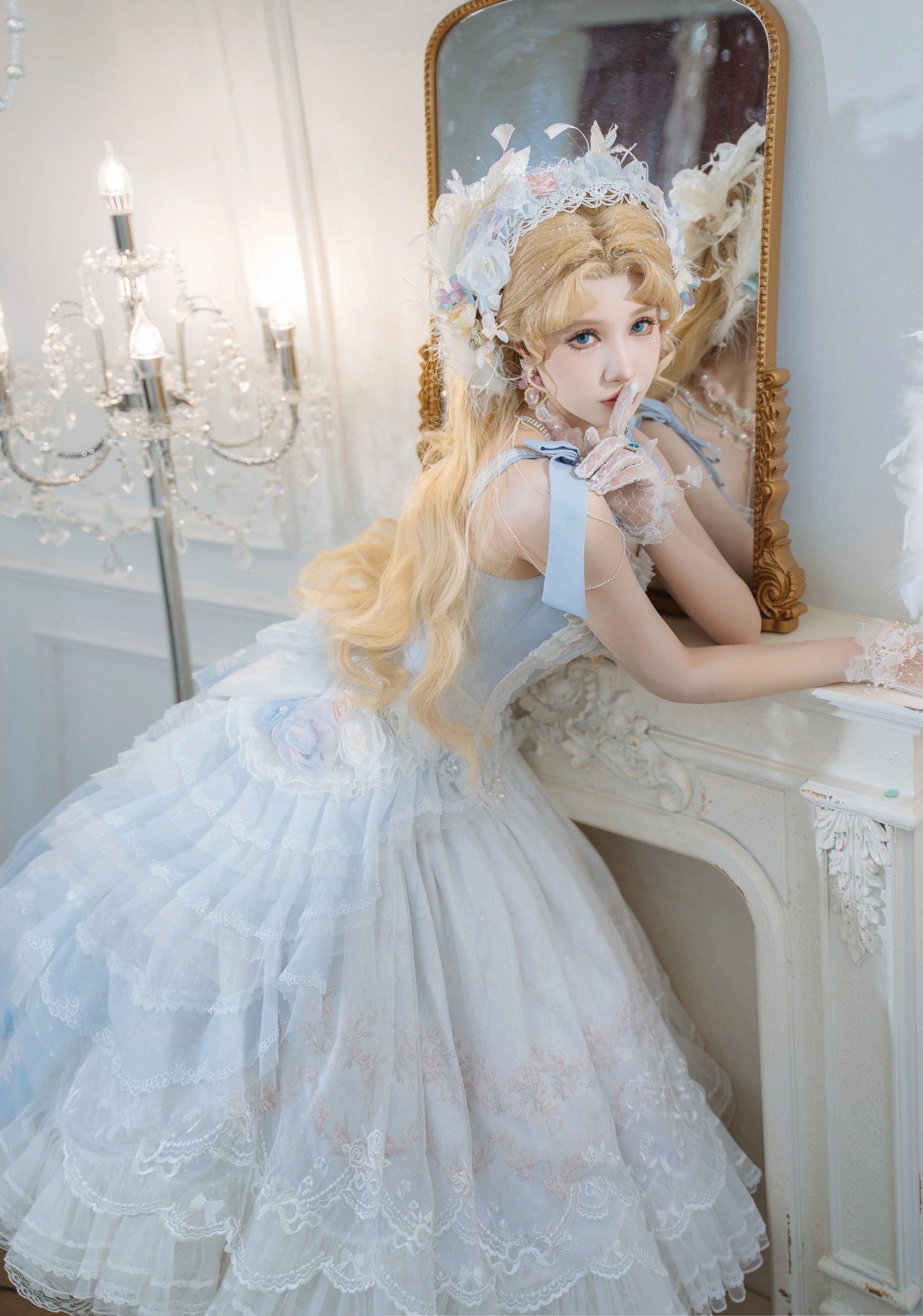 Garden Cat - Dreamy Dance Gorgeous Lolita JSK and SK