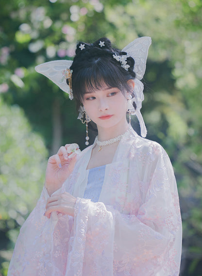 Fairy Tales - Embroidered Gothic Bridal Hairclip Hanfu Lolita Headwear