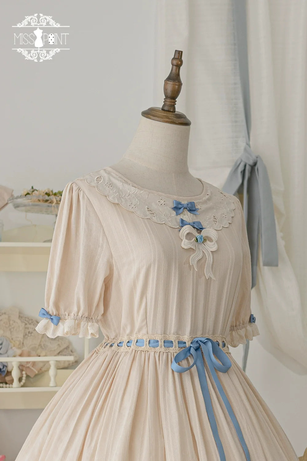 Miss Point - Customized Elegant Lolita OP Dress Cute Daily Girl Short Lolita Dress