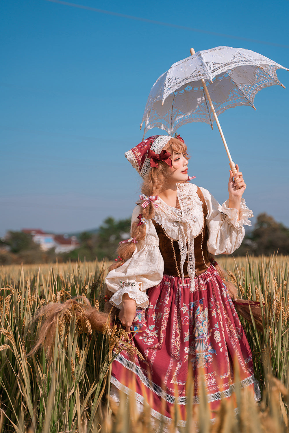 Miss Point - Rich Hymn - Lolita Bavarian Cotton Embroidered Blouse