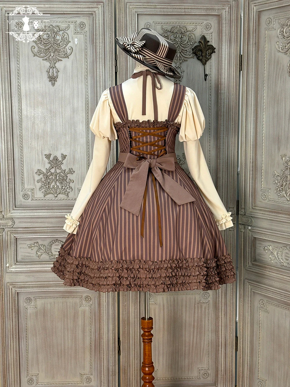Miss Point - Classic Lolita JSK Customized Stripe Lolita Dress