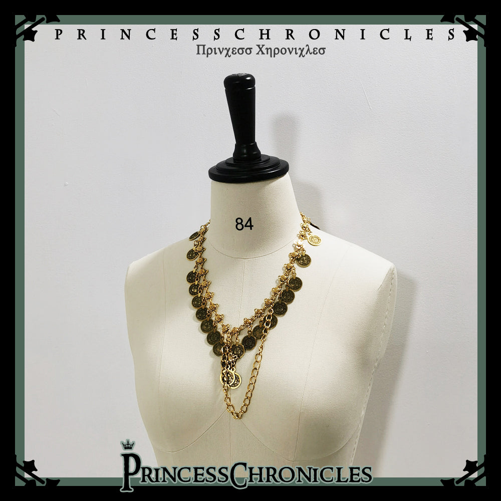 Princess Chronicles - Black Cat - Vintage Ouji Lolita Necklace