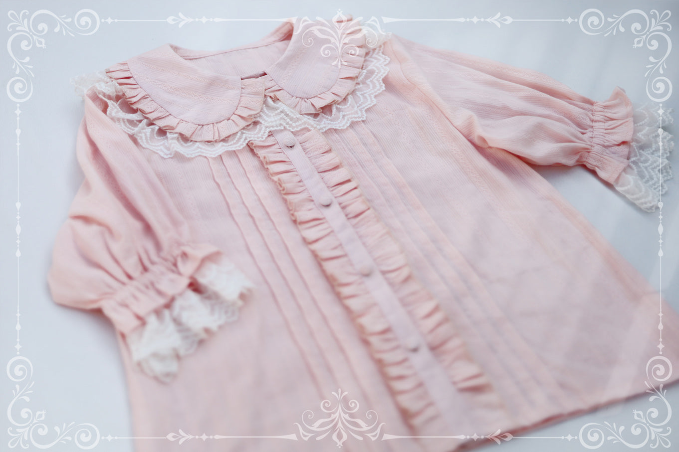 MIST - Sweet Lolita Golilla Short Sleeve Shirt