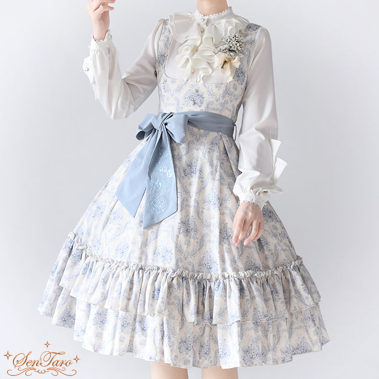 Sentaro - Dark Forest - Elegant Baroque Lolita Blouse
