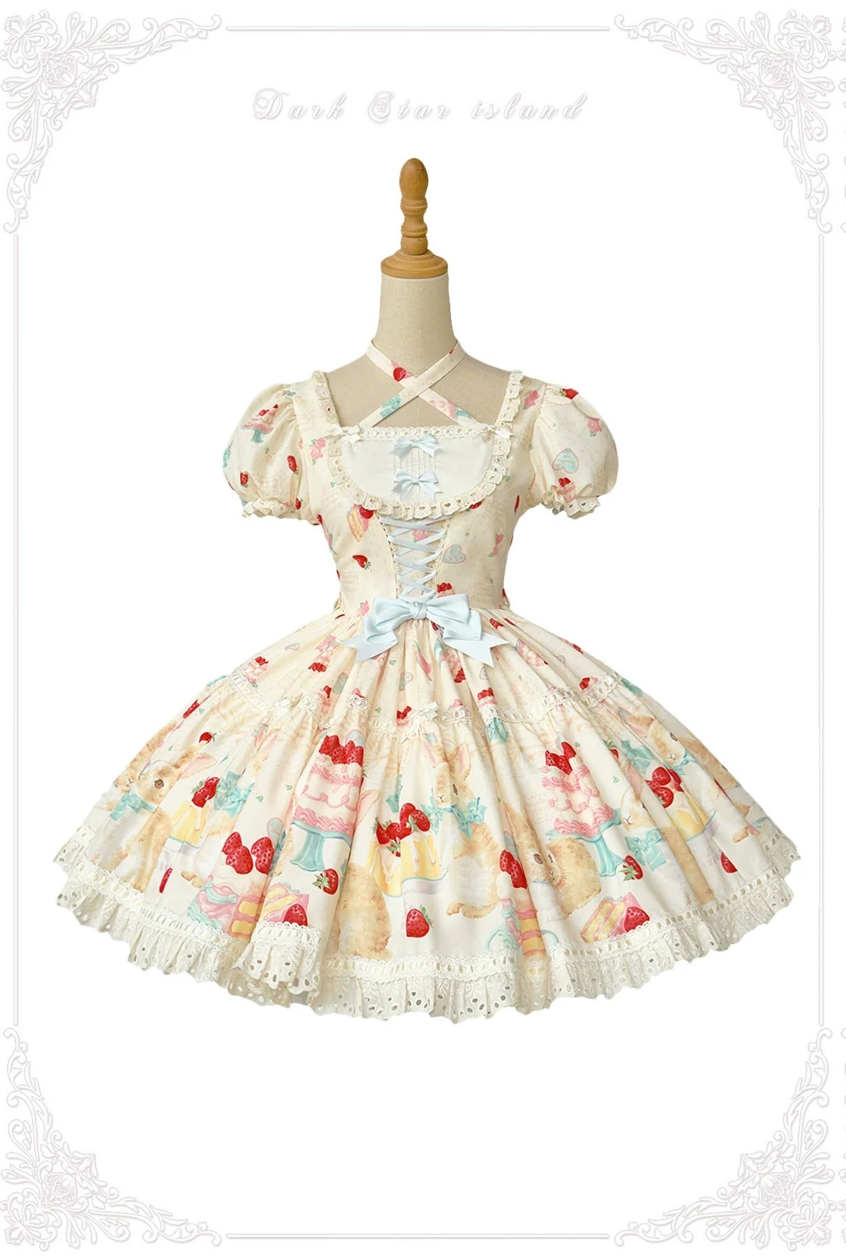 Dark Star Island - Honey Bunny Cake - Sweet Lolita JSK/OP/Strap SK/Shirt