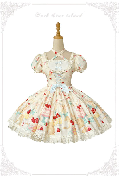 Dark Star Island - Honey Bunny Cake - Sweet Lolita JSK/OP/Strap SK/Shirt