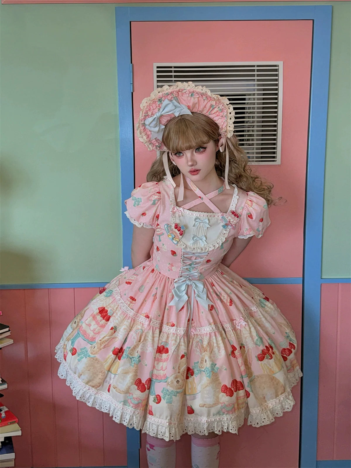 Dark Star Island - Honey Bunny Cake - Sweet Lolita JSK/OP/Strap SK/Shirt