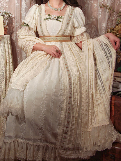 Miss Point - The Sally Gardens - Elegant Lolita Lotus Sleeves OP Dress