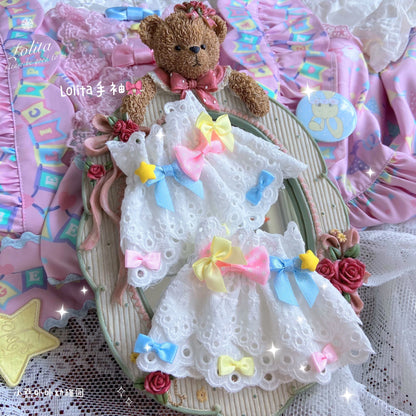 Bear Doll - Sweet Lolita Cuff with Heart and Bow