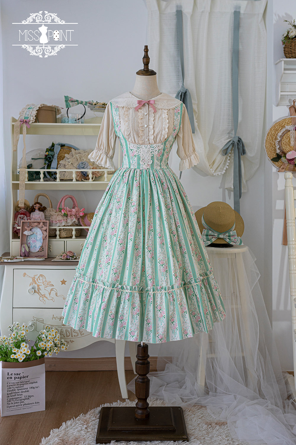 Miss Point - Happy Summer - Elegant Lolita Floral JSK Dress