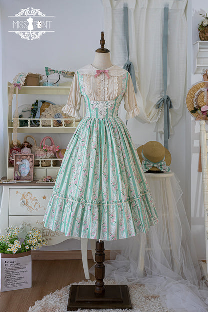 Miss Point - Happy Summer - Elegant Lolita Floral JSK Dress