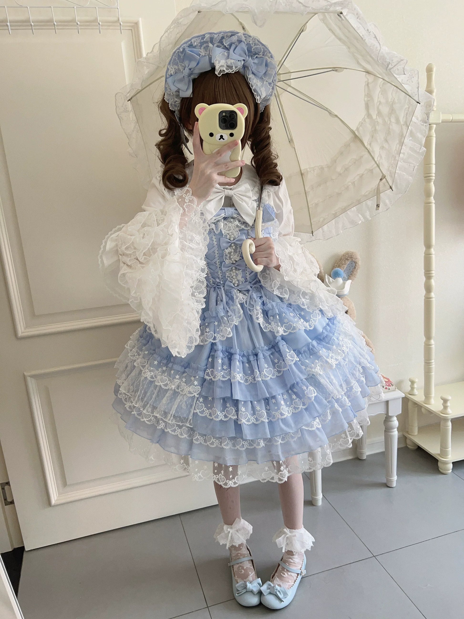 Sugar Girl - Love Overture - Sweet Lolita JSK, Tiered Ruffles Dress