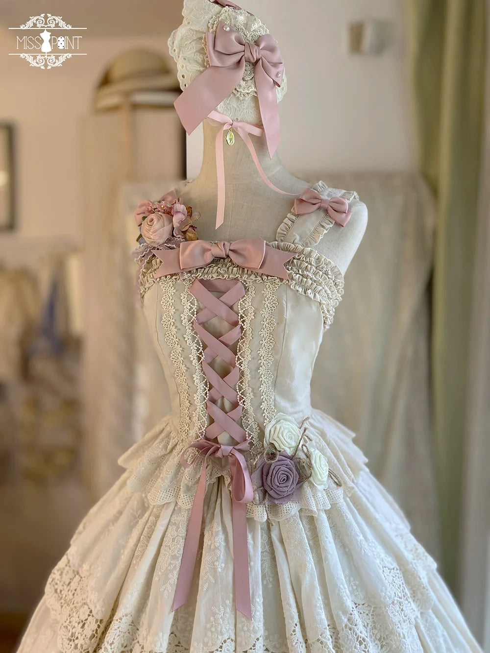 Miss Point - Forest Waltz - Cotton Lolita Camisole Embroidered Cami Top