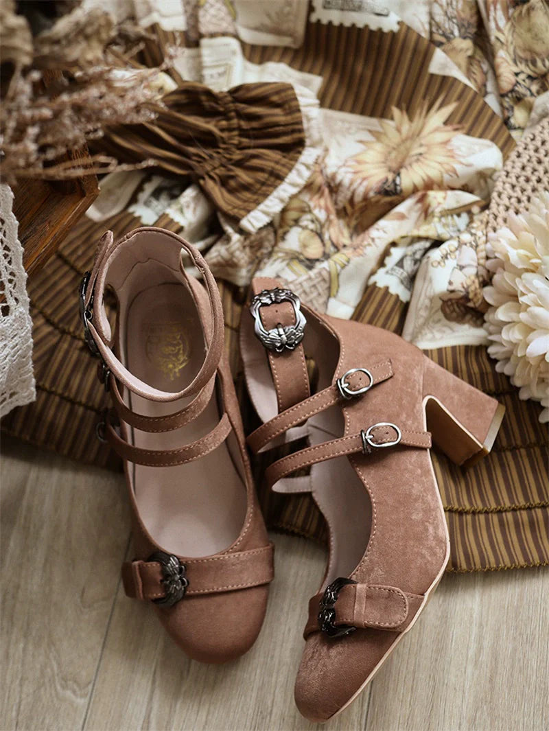 MR.Qiutian - Velia - Elegent Lolita Shoes CLA Thick Heel Shoes