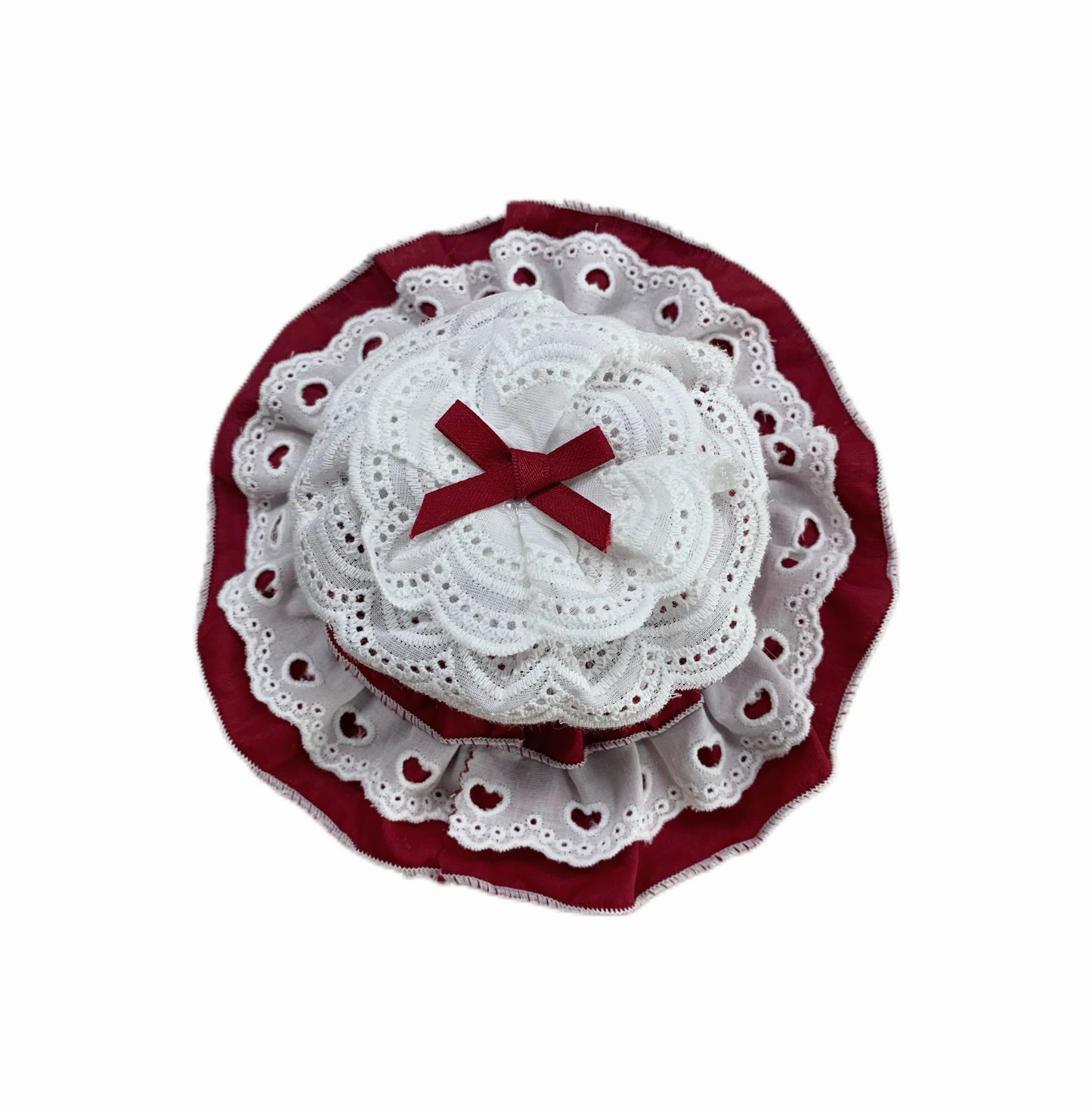 Chubby Cat Diary - Gryza - Plus Size Princess Lolita JSK, Cotton Tiered Ruffles