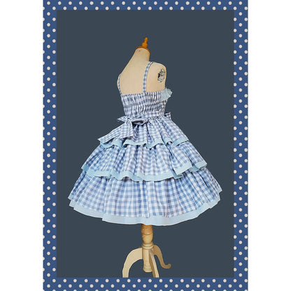 Infanta - Cloth Cat - Kawaii Lolita JSK Multi-Color Tiered Ruffles Dress