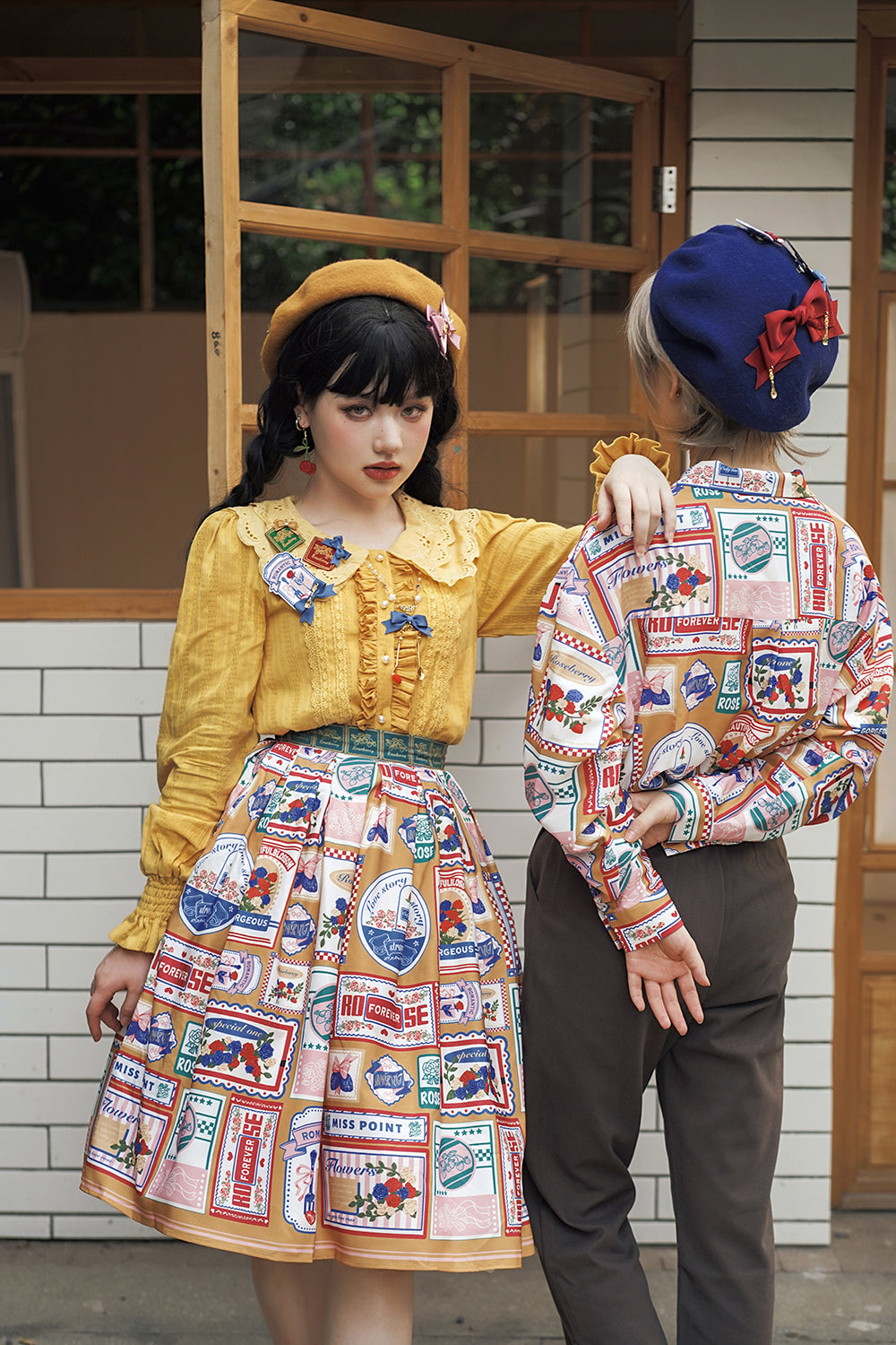 Miss Point - Vintage American Double-layer Lolita Blouse