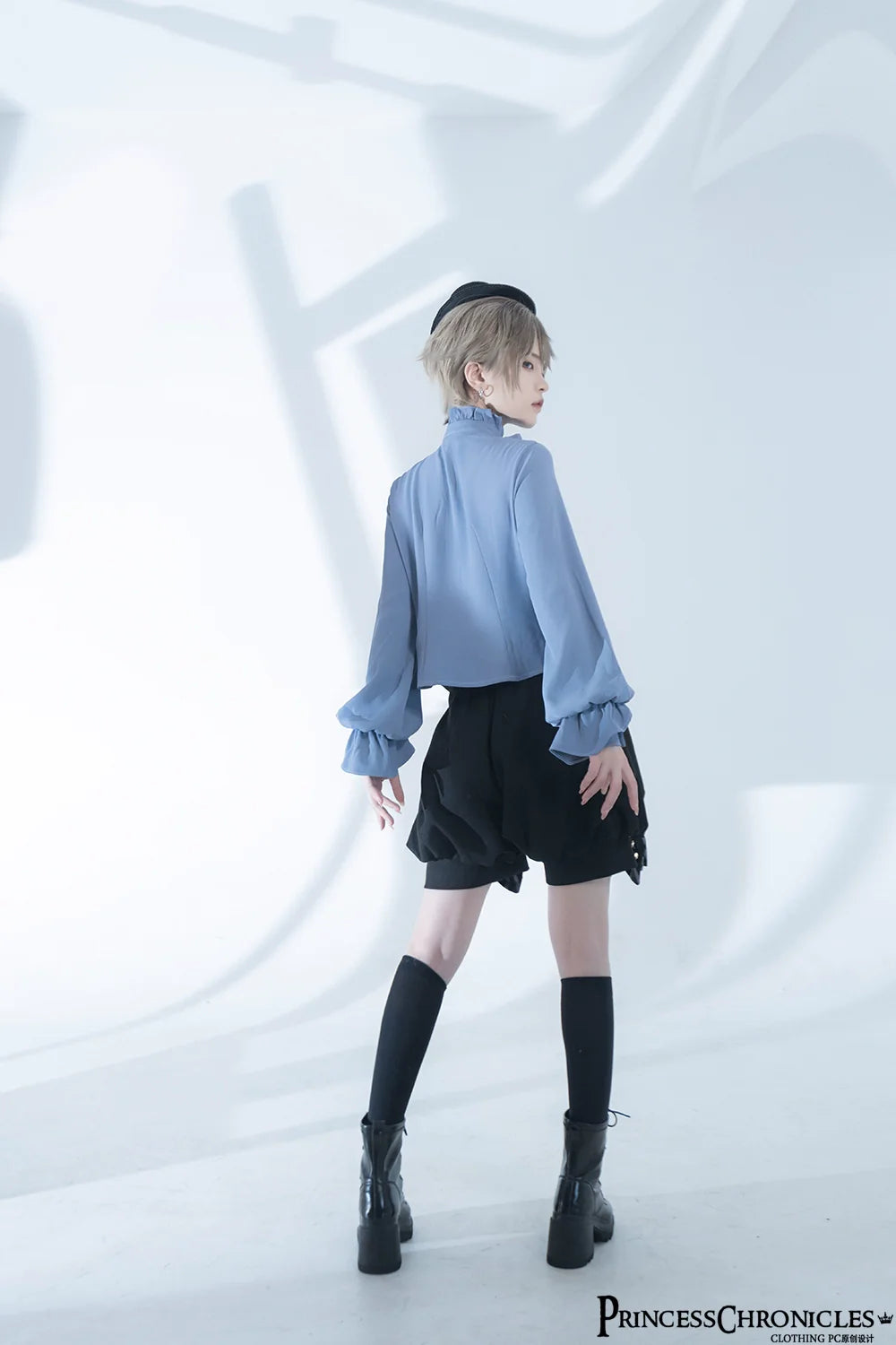 Princess Chronicles - Narrative Rule - Ouji Lolita Shorts Set, Long Vest