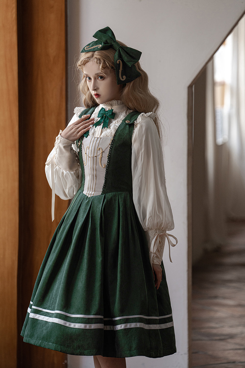 Miss Point - Customized Lolita Jumper Dress - Elegant College Lolita JSK