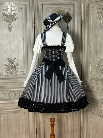 Miss Point - Classic Lolita JSK Customized Stripe Lolita Dress