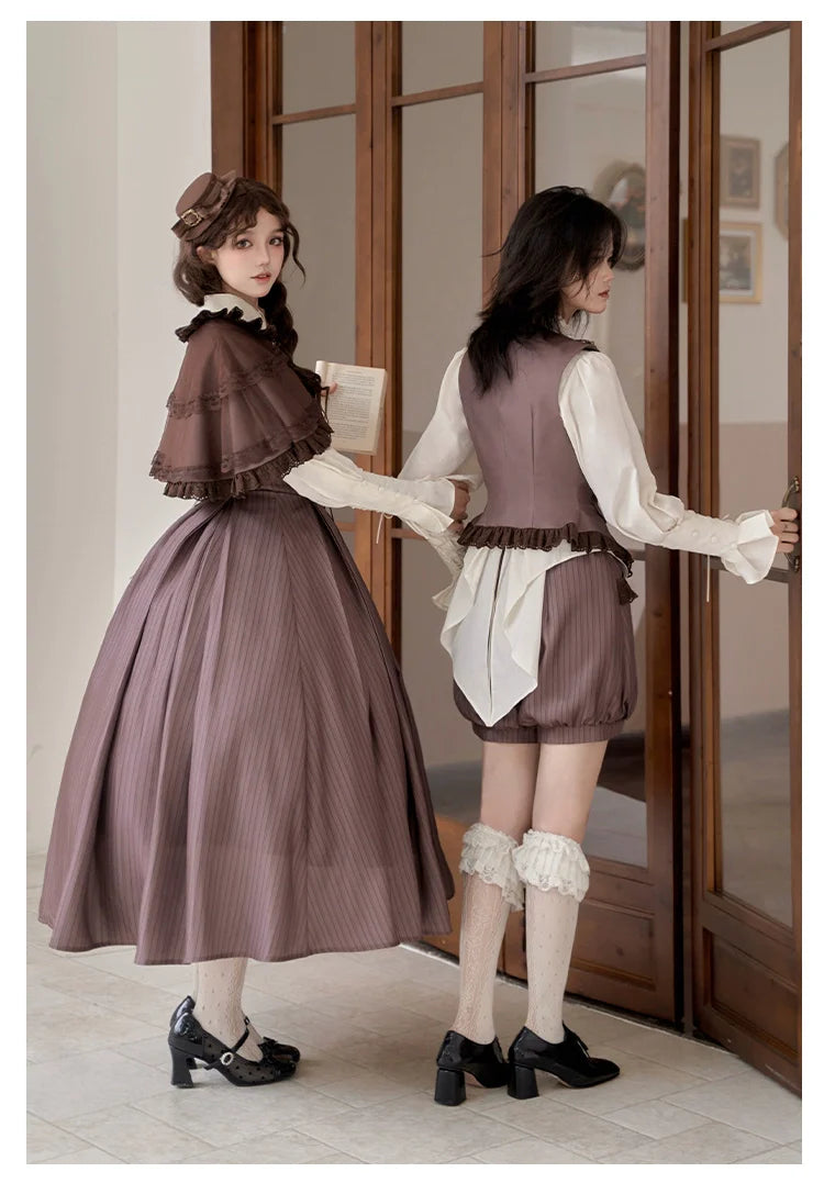 With PUJI - Ouji Lolita Shirt Bust-supporting JSK Dress