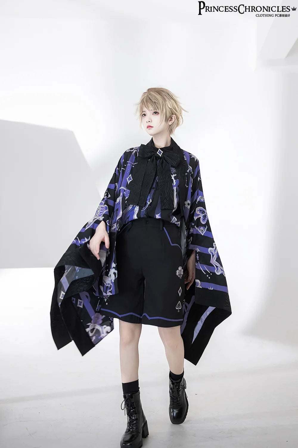 Princess Chronicles - Summer Sunscreen Loose Vintage Printed Haori Outerwear