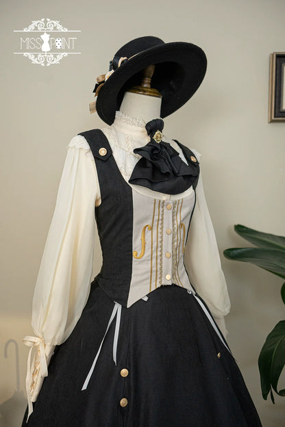 Miss Point - Golden Movement - Elegant Lolita Waistcost Short Vest Customized
