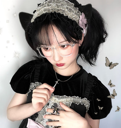 Eye Of White Crow - Sweet and Cool Lolita Headband KC