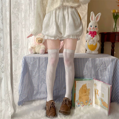 Sugar Girl - Kawaii Winter Lolita Warm Velvet Petticoat with Corgi Tail
