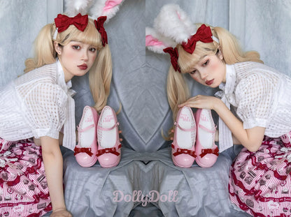 Dolly Doll - Lovers' Gift - Round Toe Middle Heel Mary Jane Lolita Shoes