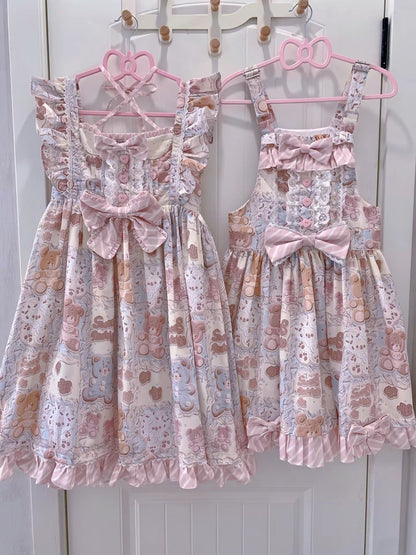 Akiyama Future Studio - Kawaii Little Bear Lolita Salopette Daily Lolita JSK