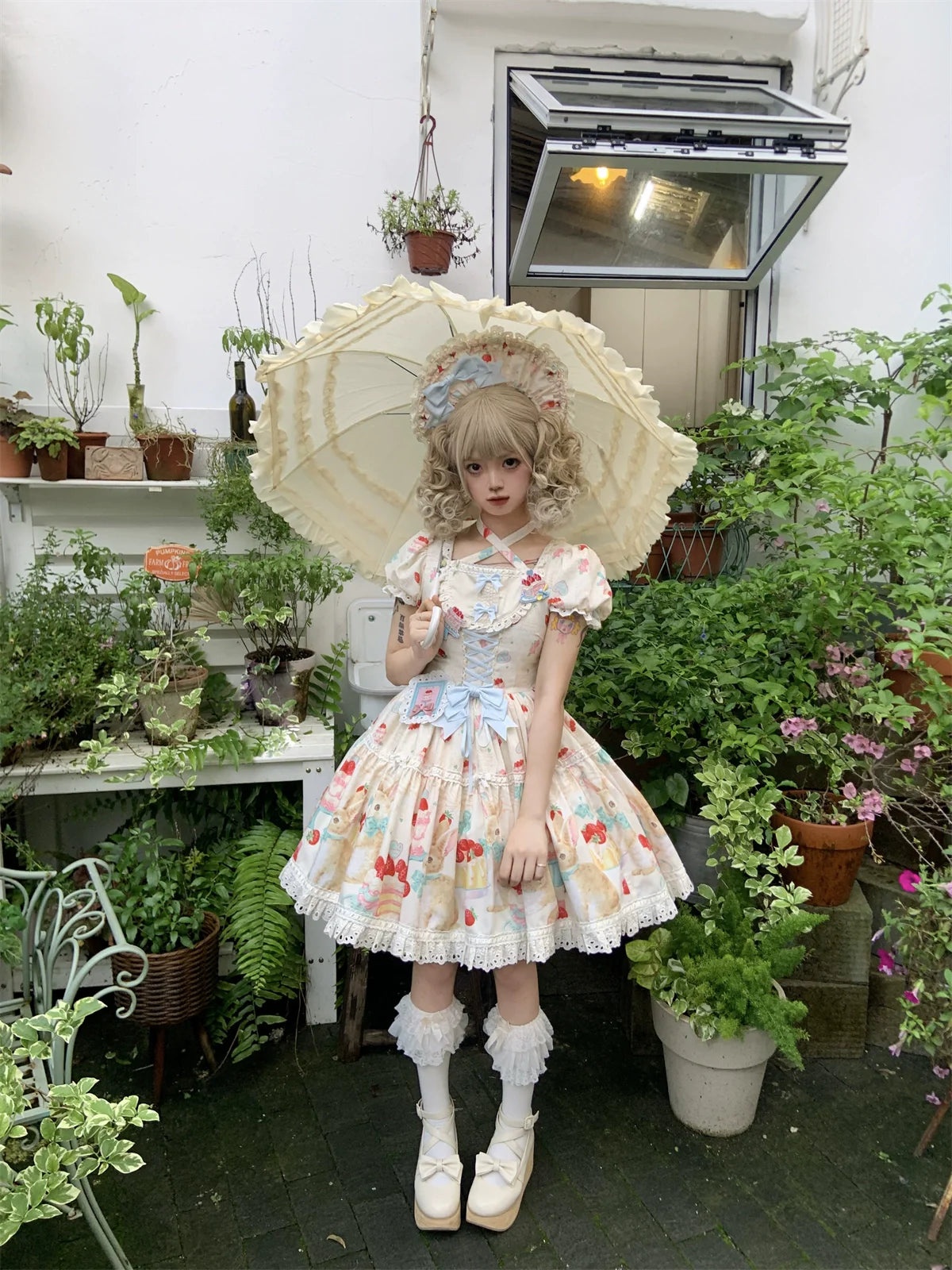 Dark Star Island - Honey Bunny Cake - Sweet Lolita JSK/OP/Strap SK/Shirt