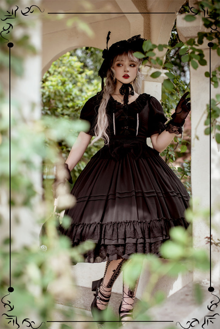 Dawn and Morning - The Dawn Song - Plus Size Lolita Elegant OP Dress