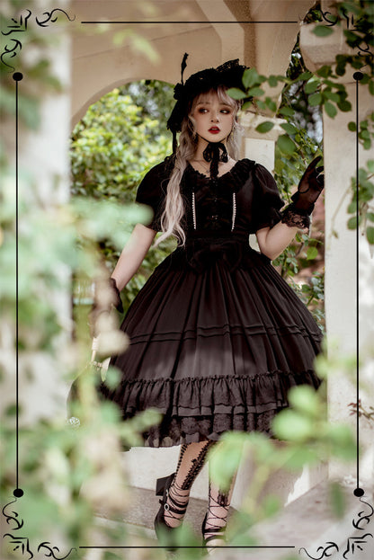 Dawn and Morning - The Dawn Song - Plus Size Lolita Elegant OP Dress