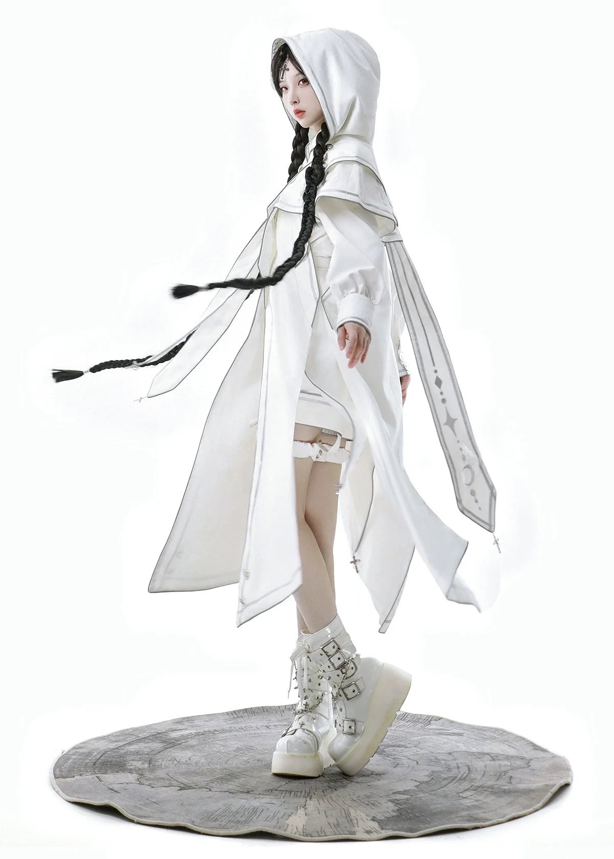 Cornfield Lolita - Bionic Dimension - Cyber-Lolita Techwear Cloak Set