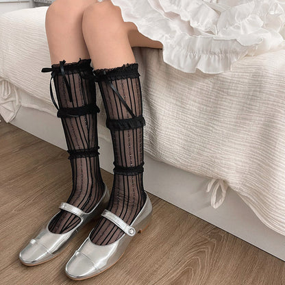 WAGUIR - Sweet Lolita Lace Thin Calf Socks
