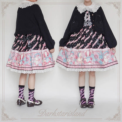 Dark Star Island - Sugar Frost - Sweet Lolita Cardigan Knit Embroidered Sweater