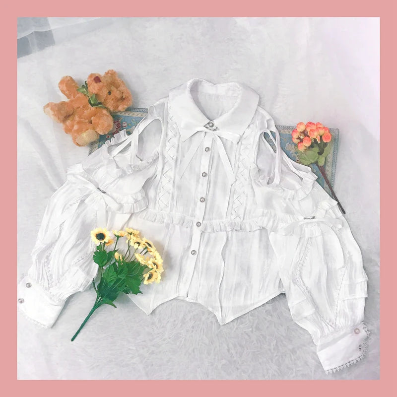 OCELOT - Lolita Blouse Yuelong Poem Long Sleeve Inner Shirt