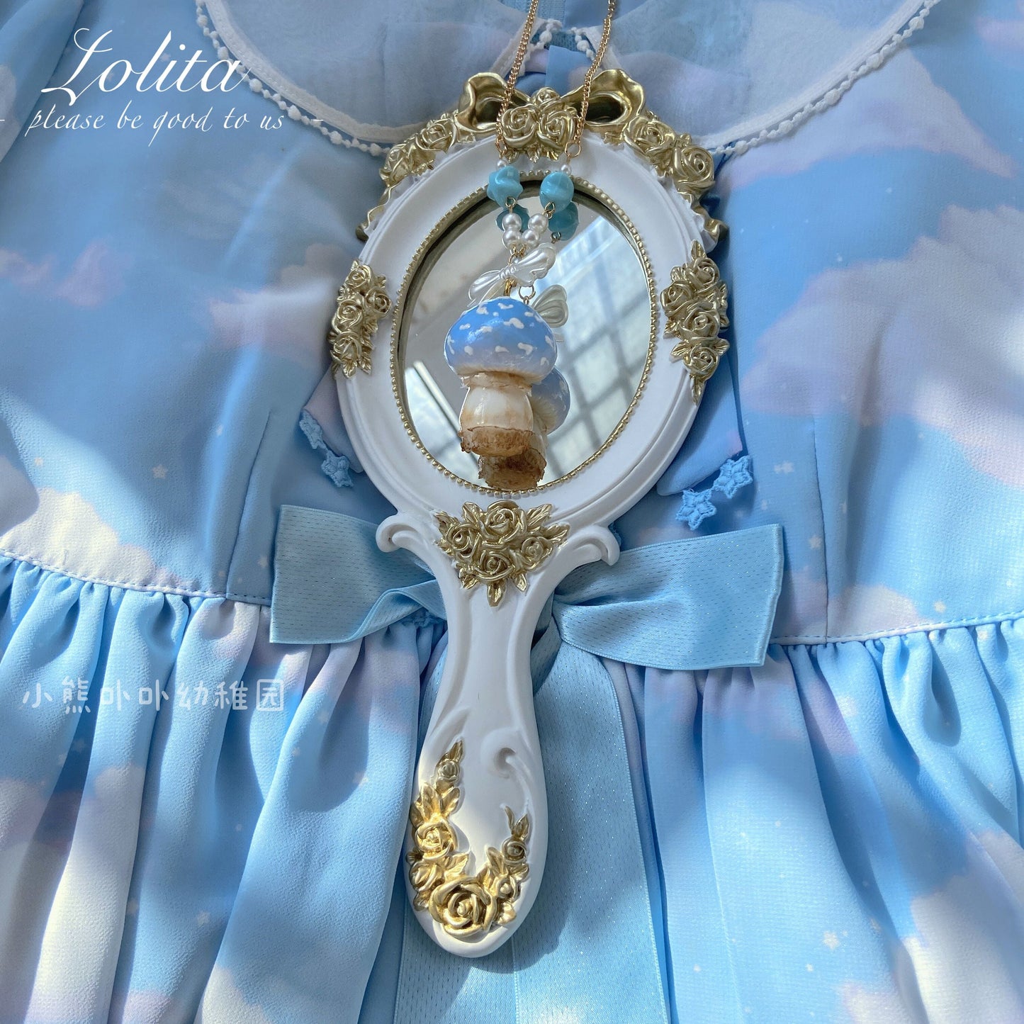 Bear Doll - Handcraft Kawaii Lolita Mushroom Necklace