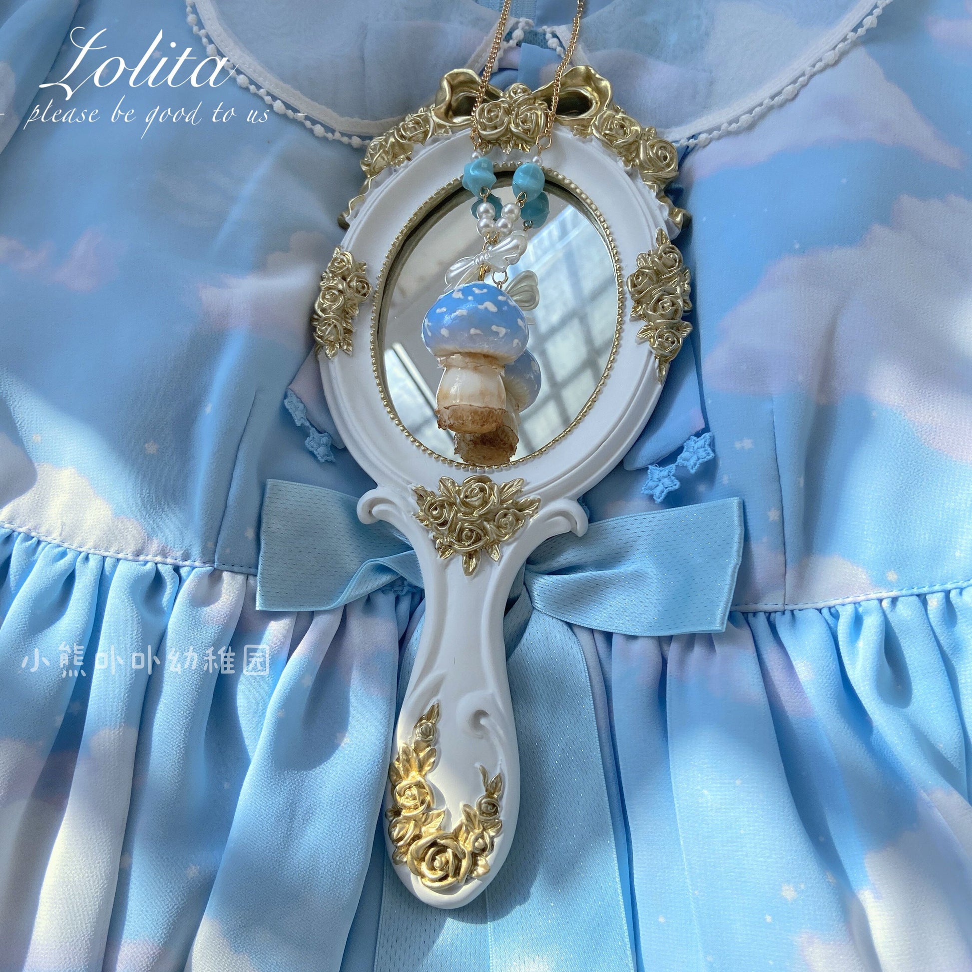 Bear Doll - Handcraft Kawaii Lolita Mushroom Necklace