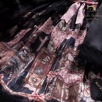 Uncle's Workshop - Missing Lamb Case - Gothic Lolita Dress Set with Sheep Prints