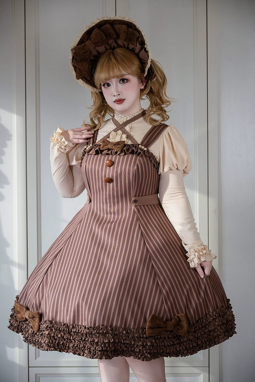 Miss Point - Classic Lolita JSK Customized Stripe Lolita Dress