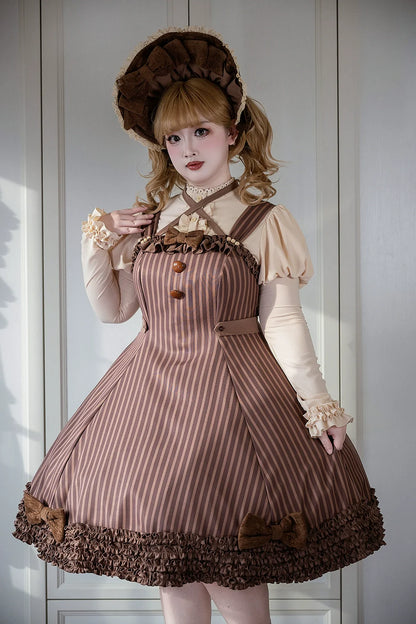 Miss Point - Classic Lolita JSK Customized Stripe Lolita Dress