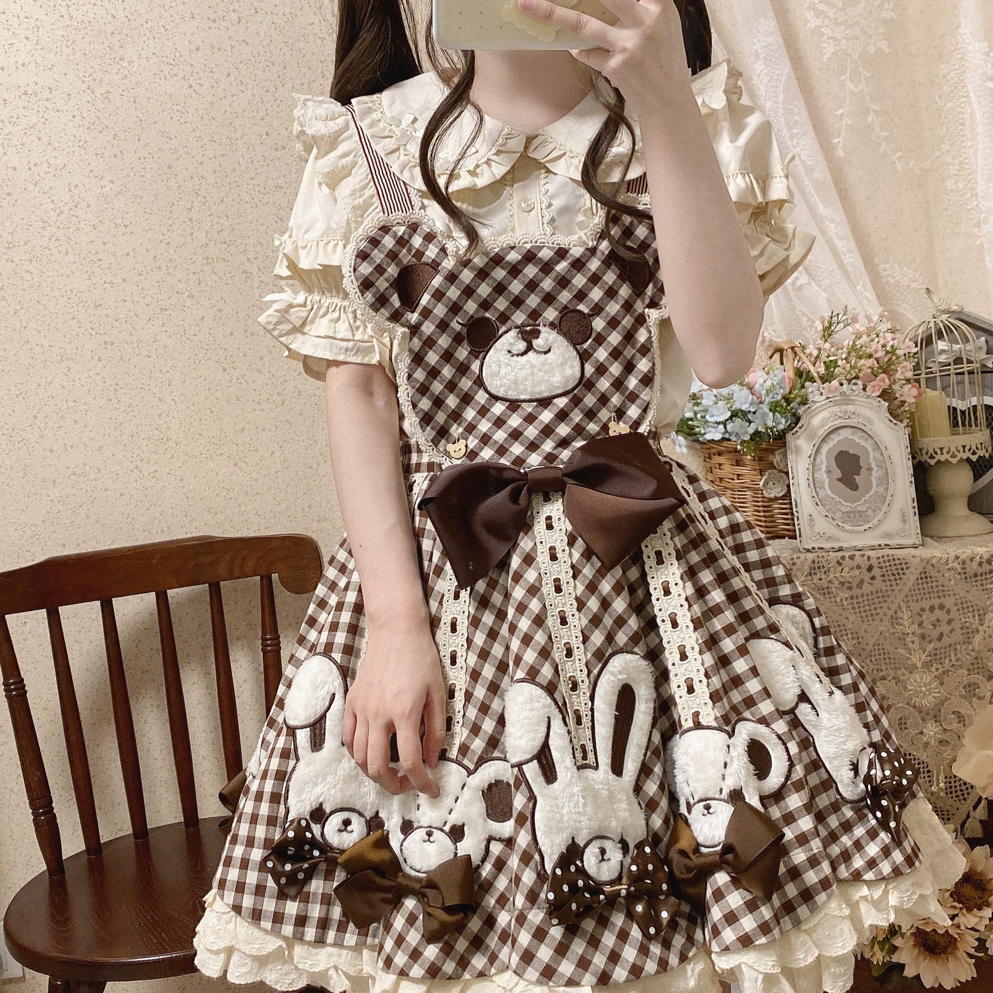 MIST - Creamy Condensed Milk - Kawaii Lolita Shirt Soft Girl Short-sleeved