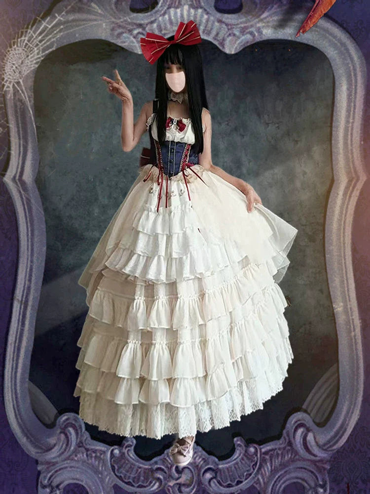 Teddy Bear - Wedding Lolita Petticoat Princess Underwear Extended Base Skirt