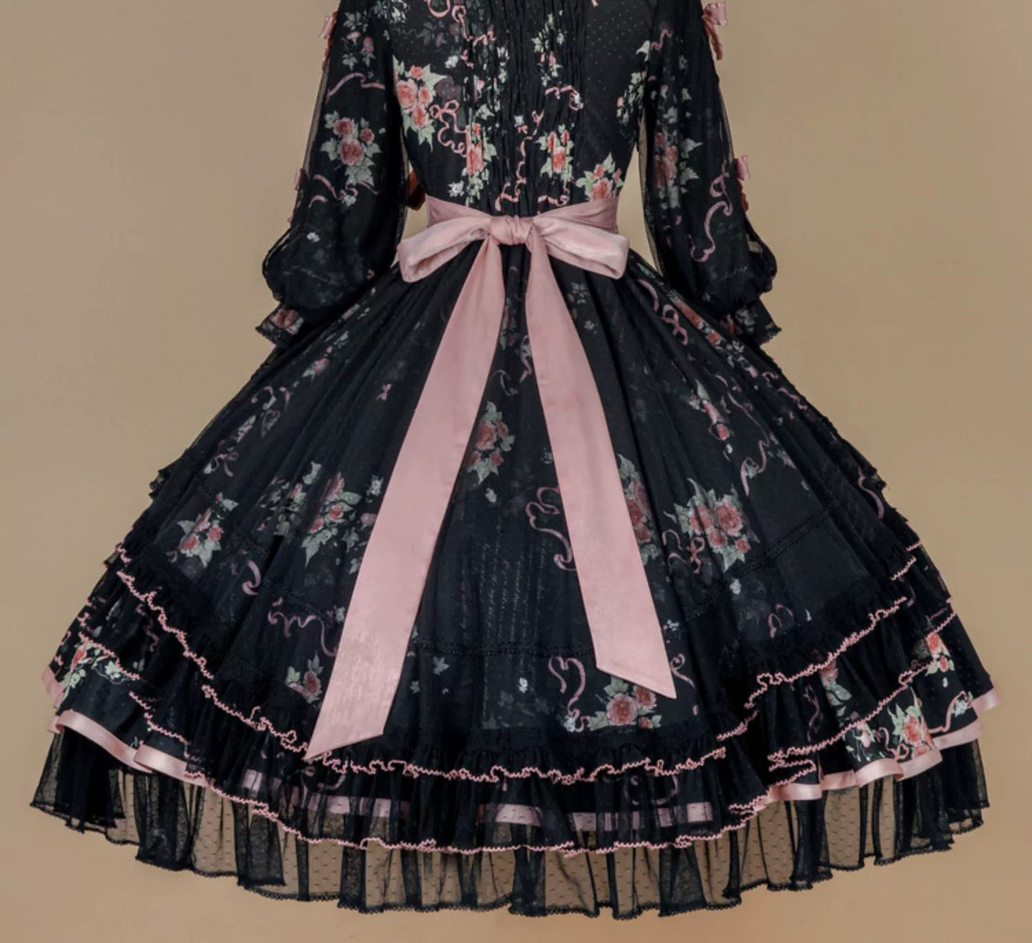 Miaoplus - Romantic Seizure - Sweet Lolita OP Mutton Sleeve Lolita Dress