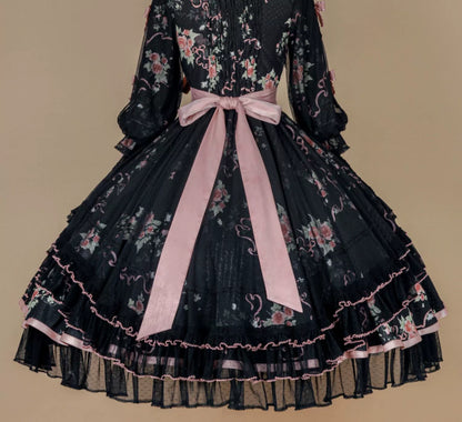 Miaoplus - Romantic Seizure - Sweet Lolita OP Mutton Sleeve Lolita Dress
