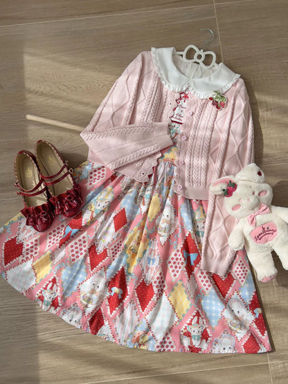 MIST - Soft Thought - Vintage Lolita Cardigan Short Knitting Sweater